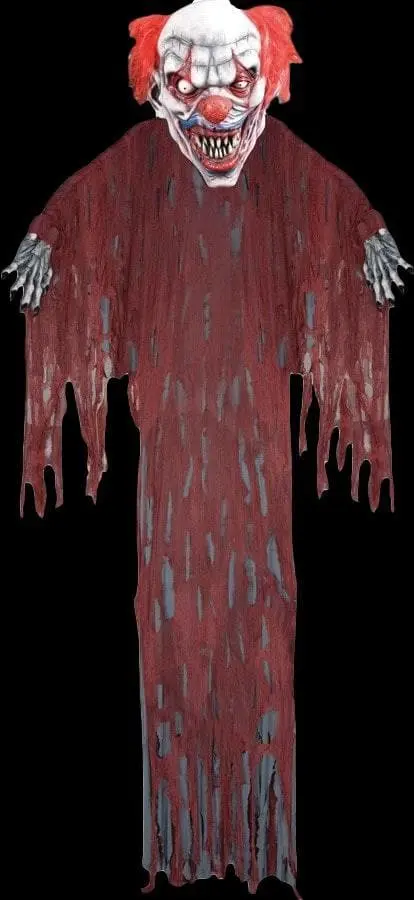 Morris 12' "Evil Clown" Hanging Halloween Decoration 3 Morris 12' "Evil Clown" Hanging Halloween Decoration