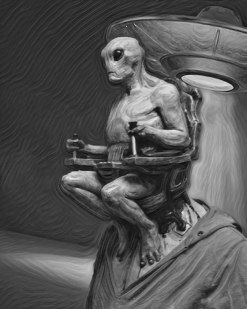 The Horror Dome Alien Mind Control Poster -Costume Types Shop AlienMindControlBlackandWhiteHiRes clipped rev 1