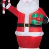 Morris Airblown Santa With Gift And Candy Cane Inflatable -Costume Types Shop airblown santa with gift and candy cane inflatable 29123603234864