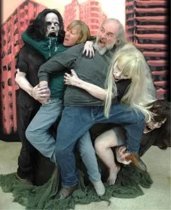 Morris "Attacking Zombie Photo Op Display" Professional Halloween Decoration