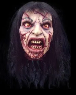 The Horror Dome "Bloody Marie Severed Head" HD Studios Halloween Prop -Costume Types Shop bloody marie severed head hd studios halloween prop 28761570541616