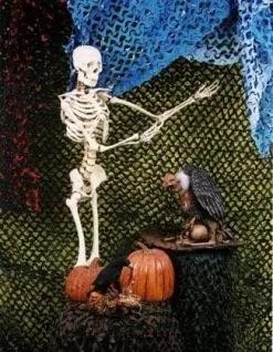 Morris "Camo Crazy Background - 8 X 10 - Blue / Light Blue" Haunted House Decoration