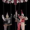 Morris "Clown Go-Round" Electric Animated Halloween Prop -Costume Types Shop clown go round electric animated halloween prop 28426255237168