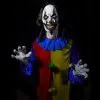 Distortions "Crazy Clown" Electric Animated Halloween Prop -Costume Types Shop crazy clown electric animated halloween prop 6917310185520