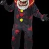 Morris "Die Laughing Clown" Costume -Costume Types Shop die laughing clown value halloween costume 28429539082288
