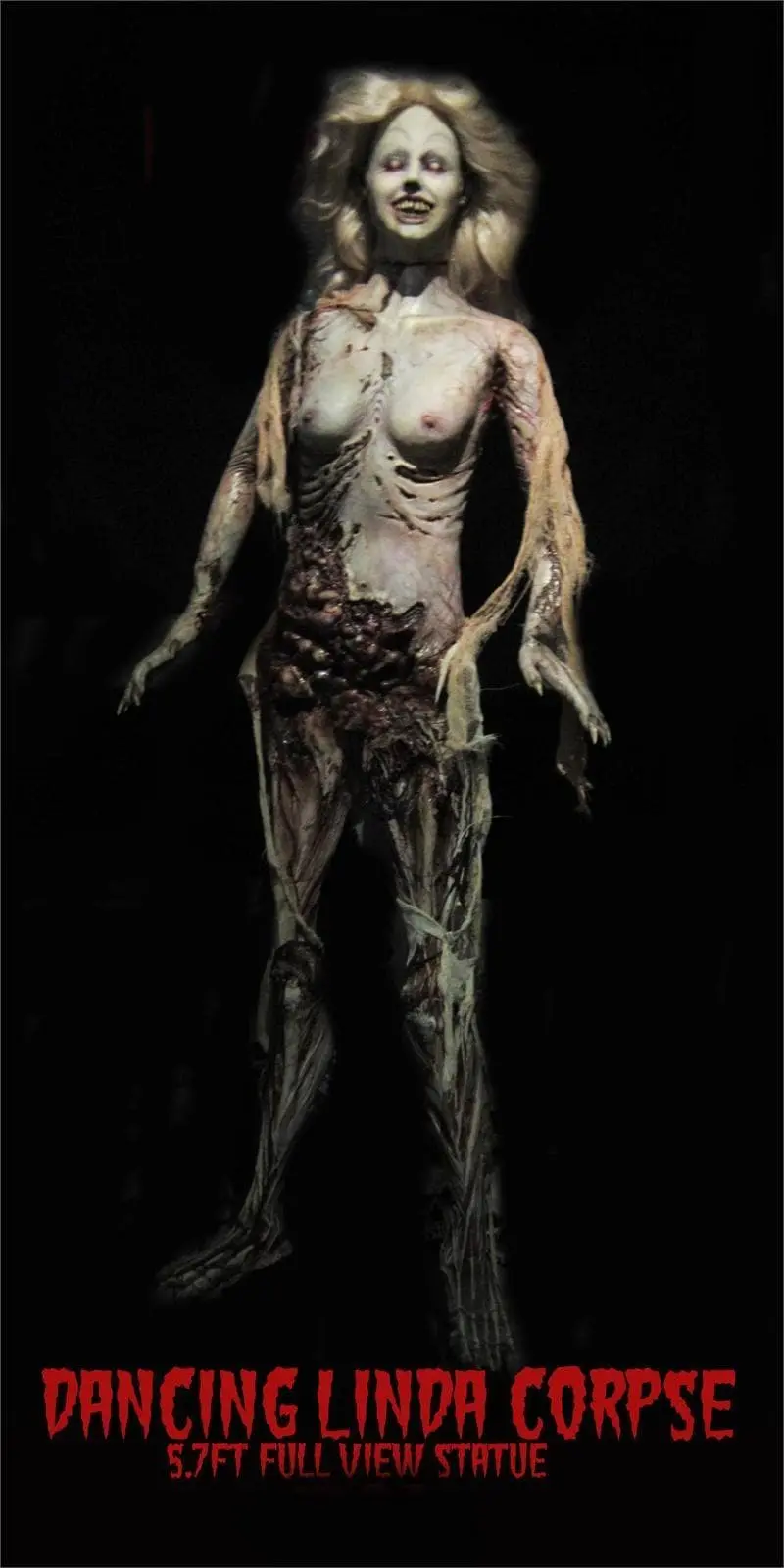 Midnight Studios "Evil Linda Corpse" Professional Zombie Halloween Prop 3 Midnight Studios "Evil Linda Corpse" Professional Zombie Halloween Prop