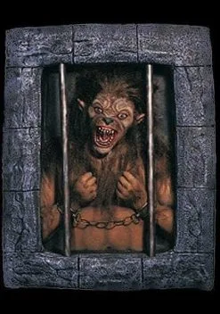Morris "Gothic Werewolf Wall-Breaker" 3D Hanging Halloween Decoration