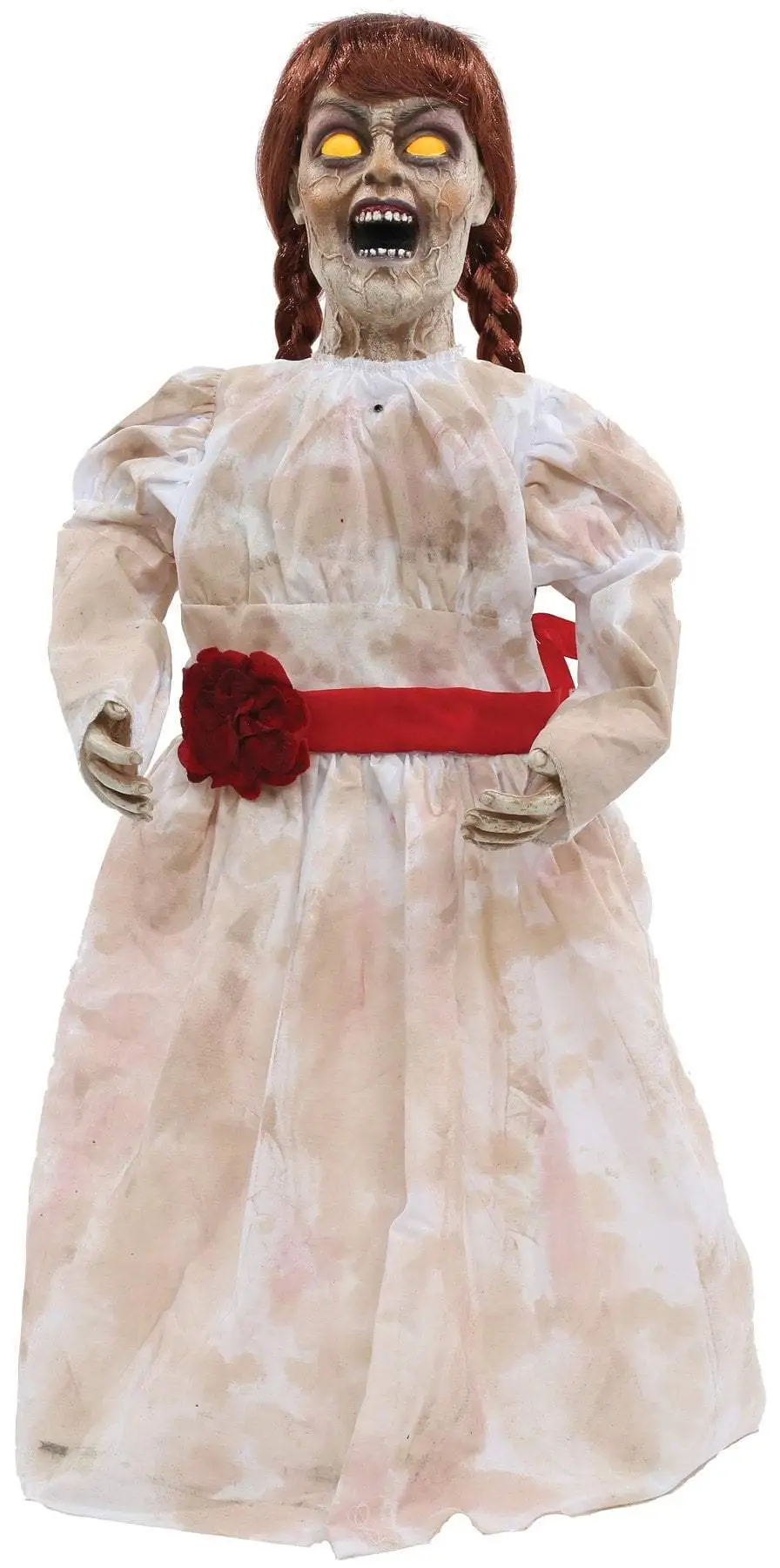 Morris "Grim Girl" Creepy Haunted Doll Halloween Prop 3 Morris "Grim Girl" Creepy Haunted Doll Halloween Prop