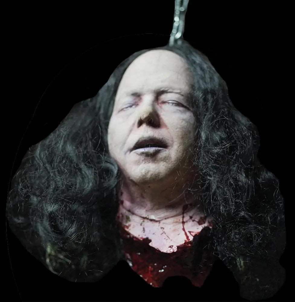 Distortions "Kirk - Severed Head" Gory Halloween Prop 3 Distortions "Kirk - Severed Head" Gory Halloween Prop