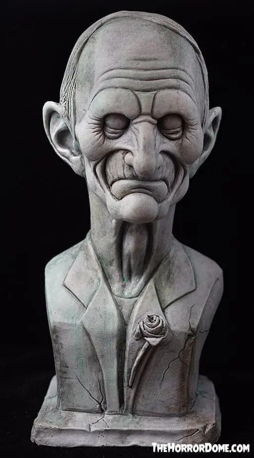 The Horror Dome "Master Macy Ghostly Manor Bust" HD Exclusive Halloween Decoration 3 The Horror Dome "Master Macy Ghostly Manor Bust" HD Exclusive Halloween Decoration