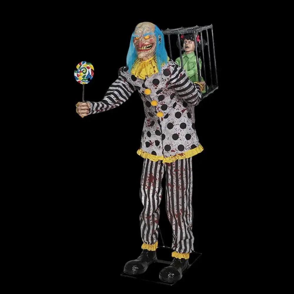 Morris "Mr. Happy" Electric Animated Halloween Prop 3 Morris "Mr. Happy" Electric Animated Halloween Prop