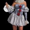 Morris "Pennywise" Deluxe Costume -Costume Types Shop pennywise deluxe women s halloween costume 28427287134256