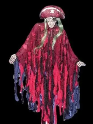 Morris "Pirate" Hanging Halloween Decoration - 63 Inch 3 Morris "Pirate" Hanging Halloween Decoration - 63 Inch