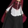 Morris "Red Riding Hood" Deluxe Costume -Costume Types Shop red riding hood deluxe women s halloween costume 14919736393776