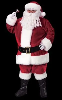 Morris "Santa Suit - Plush Crimson - Plus Size" Costume