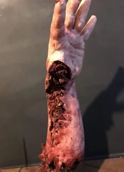 SpellBound FX And Art "Shark Bite Silicone Arm" Bloody Body Part Prop -Costume Types Shop shark bite silicone arm bloody body part prop 11943702888496