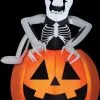 Morris "Skeleton And Pumpkin" Pop-Up Air-blown Inflatable Halloween Decoration -Costume Types Shop skeleton and pumpkin pop up air blown inflatable halloween decoration 14357604368432