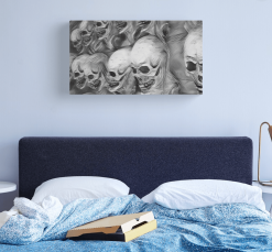 The Horror Dome Skull Canvas Print -Costume Types Shop skull canvas print 29934374223920