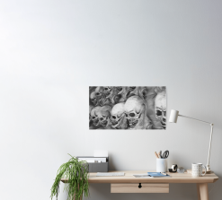 The Horror Dome Skull Poster -Costume Types Shop skull poster 29931462066224