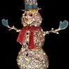 Morris "Starry Night Grapevine Snowman" Light Up Christmas Decoration -Costume Types Shop starry night grapevine snowman light up christmas decoration 14364530868272